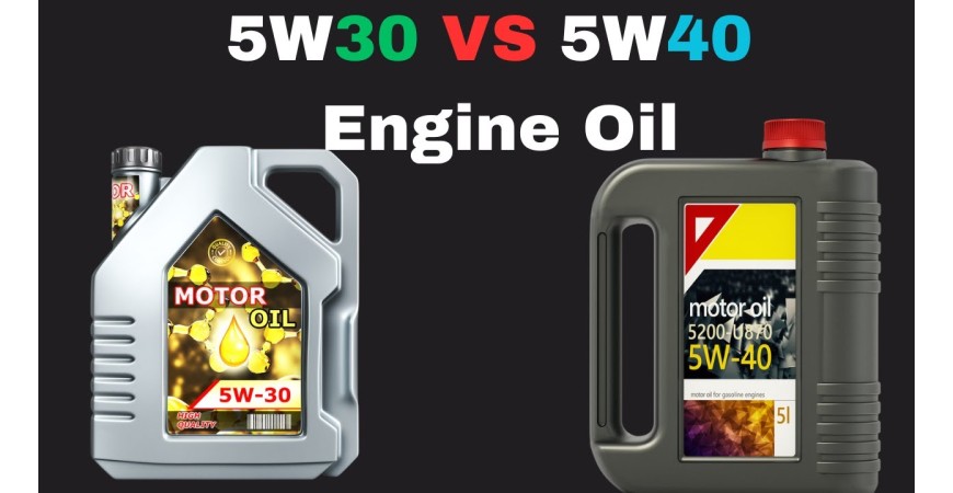 Care este diferenta intre uleiul de tip 5W30 si 5W40?