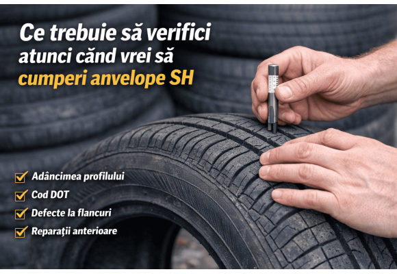 Ce trebuie sa verifici atunci cand vrei sa cumperi anvelope SH